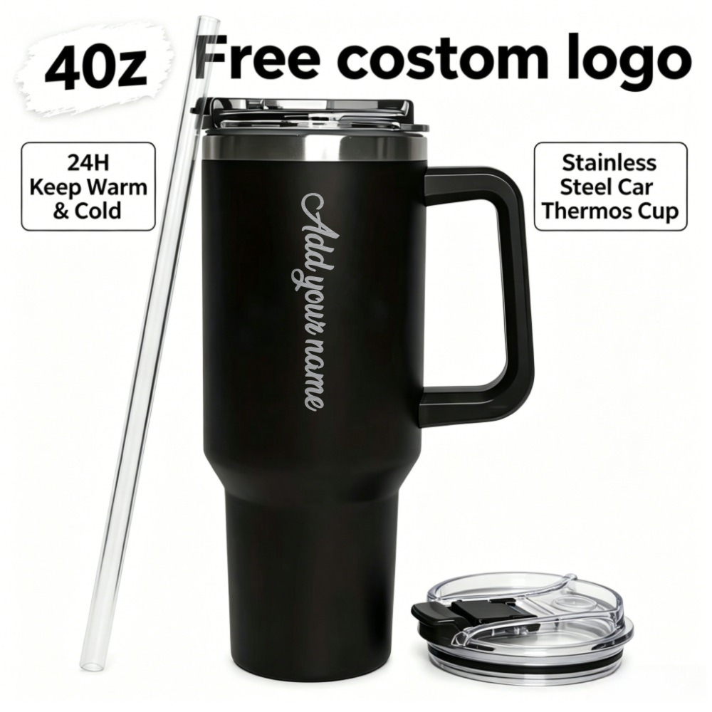 Training Cup Straw - Custom 1200ml Stainless Steel Coffee Cup