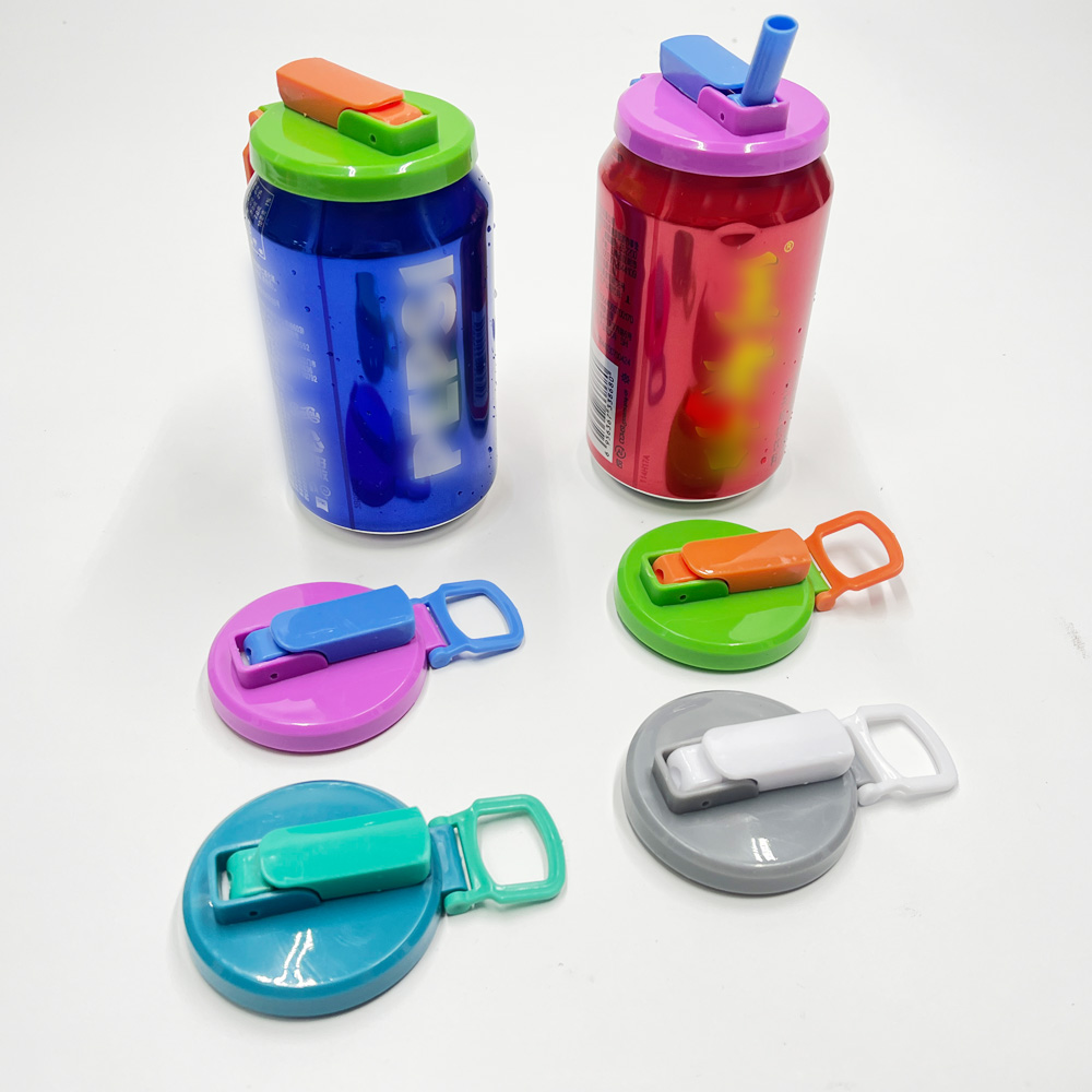 Training Cup Straw - Reusable canned beverage cup lid, equipped