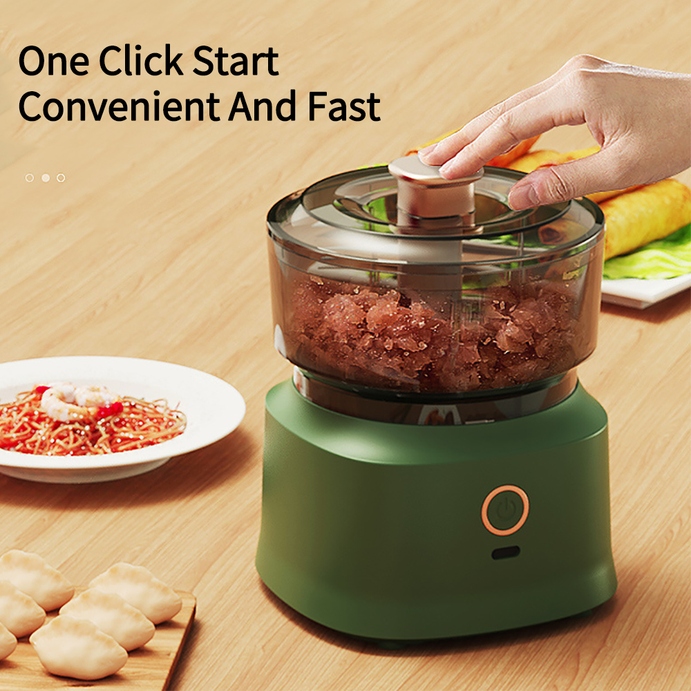 Baby Food Grinder Machine - 350ml Multi-functional Electric Meat Grinder Wireless