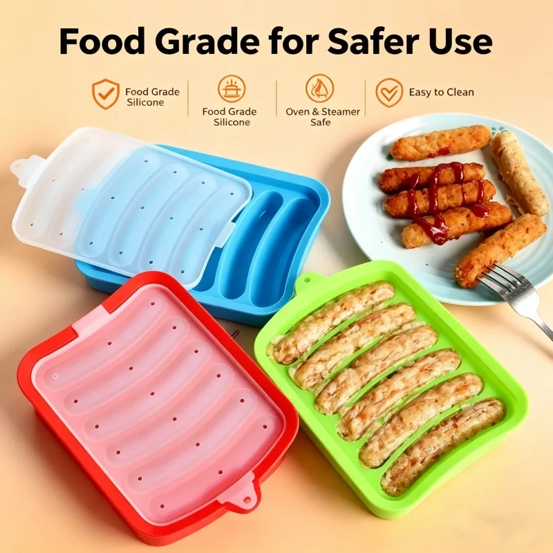 Food Grade Silicone Sausage Mo - Baby Food Dogs ulasan dan harga