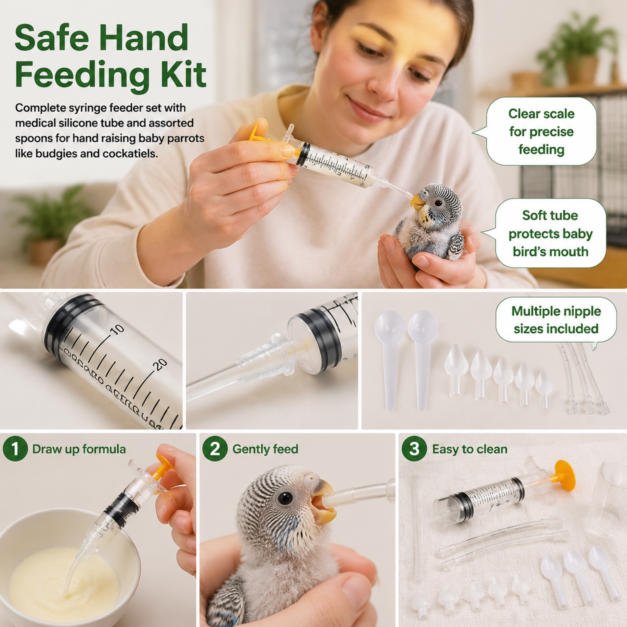Multiple Size Bird Feeding Wit - Baby Food Youtube ulasan dan harga