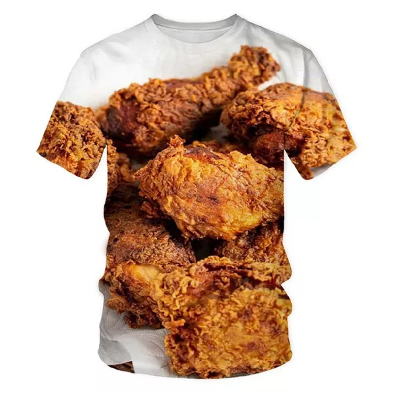 Fried Chicken Pasta Graphic T- - Baby Food With Chicken ulasan dan harga