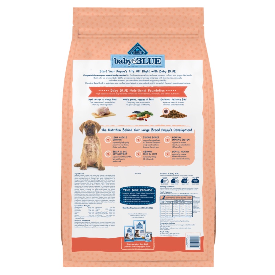 Baby BLUE Large Breed Puppy Dr - Baby Food With Chicken ulasan dan harga