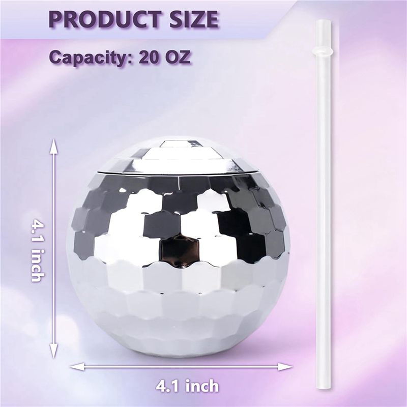 AB47-27 PCS Disco Ball Cups, 2 - Training Cup Straw ulasan dan harga