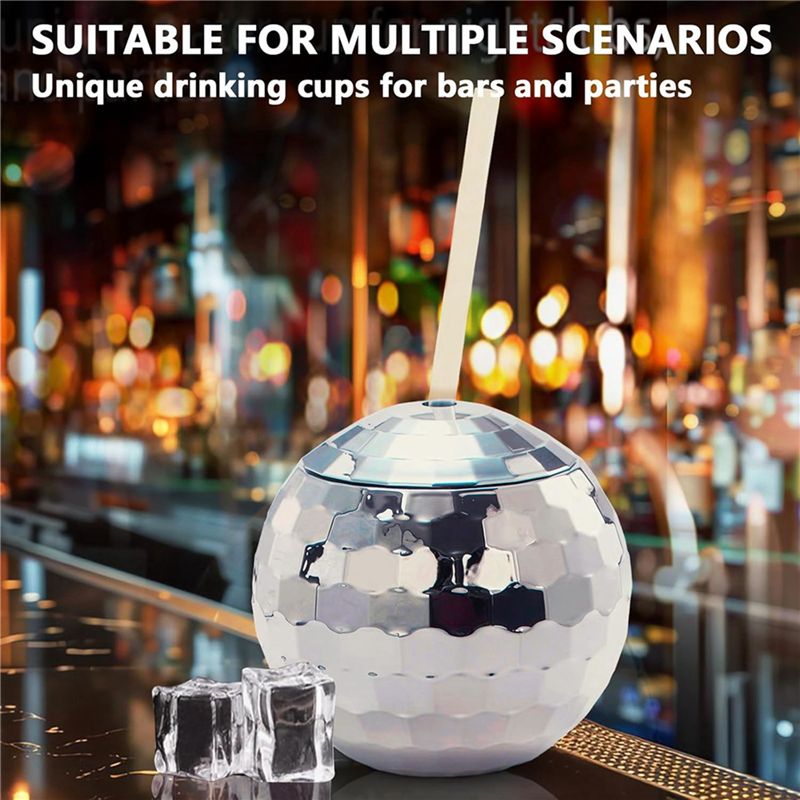 AB47-27 PCS Disco Ball Cups, 2 - Training Cup Straw ulasan dan harga