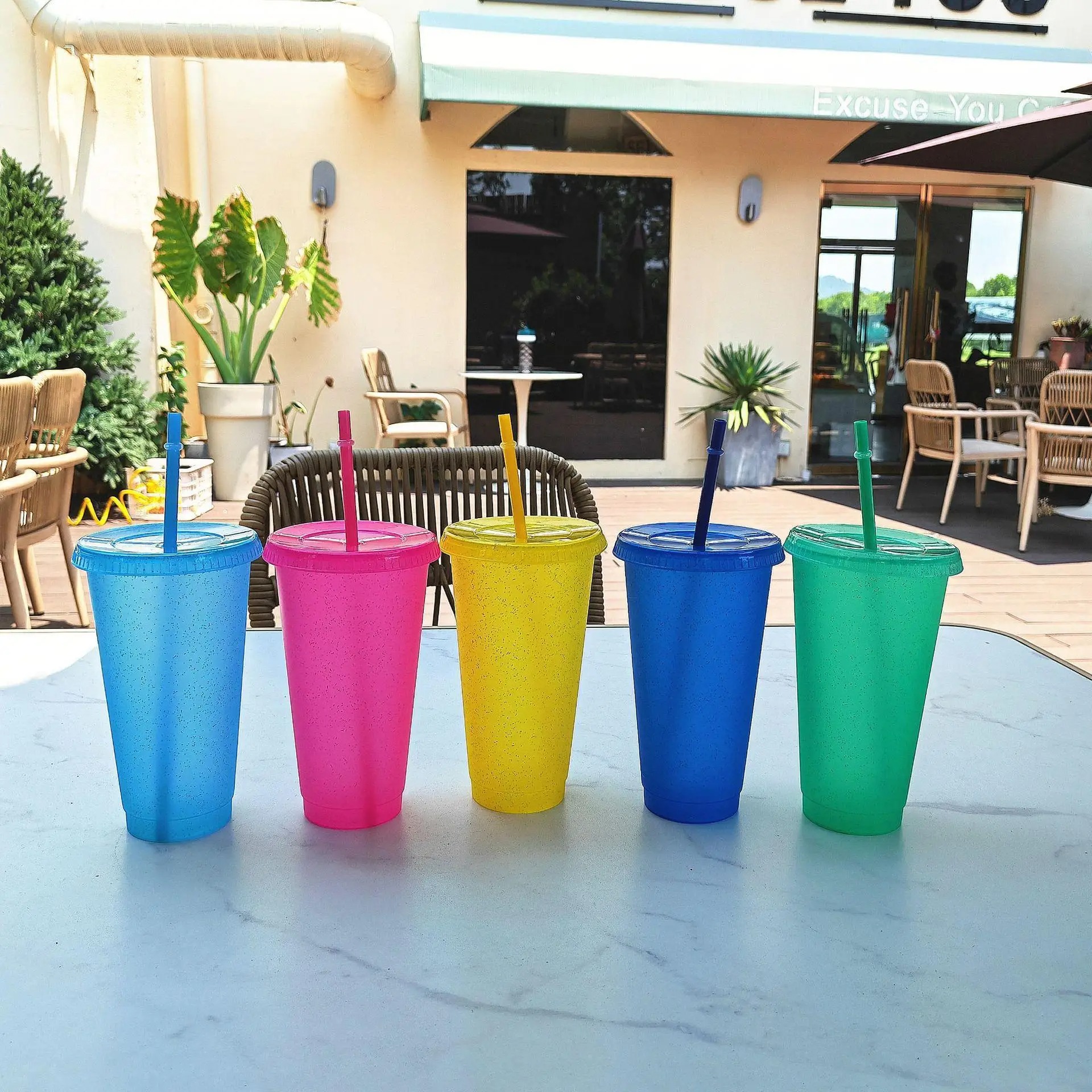 Summer Party Glitter Cups Girl - Training Cup Straw ulasan dan harga
