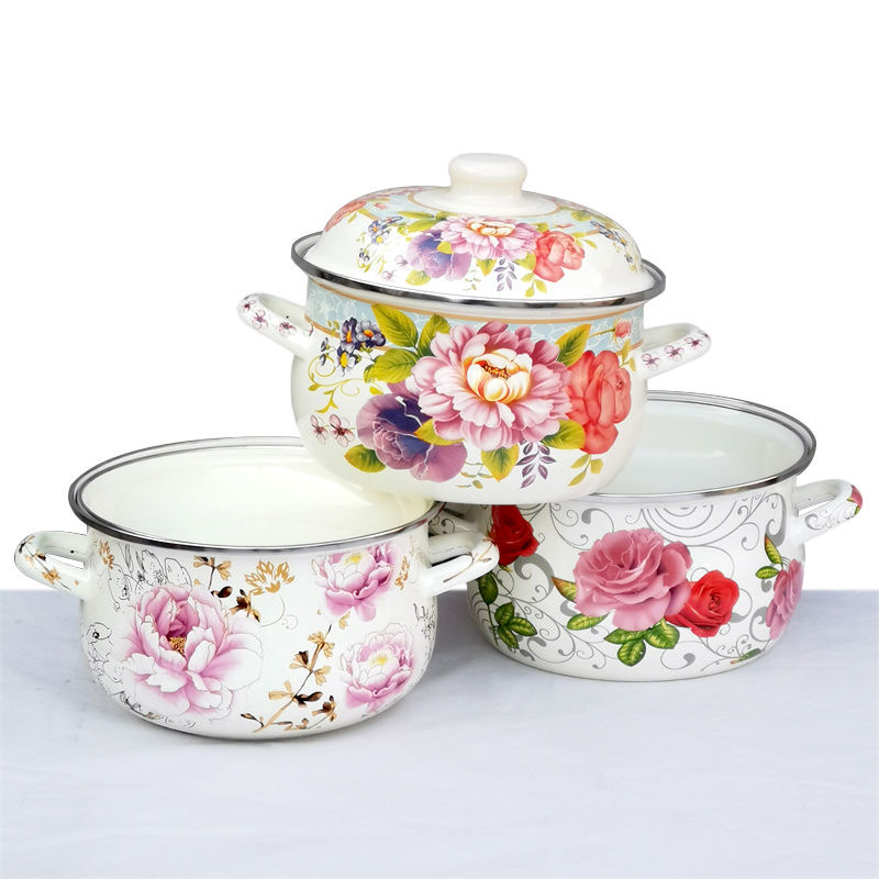 China Tableware Enamel Pot for - Baby Food Healthy ulasan dan harga
