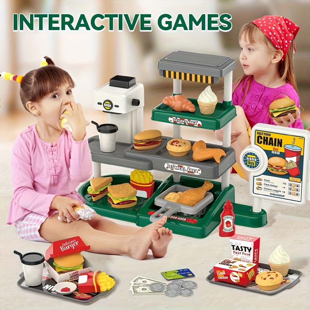 Pretend Play Fast Food Store T - Baby Food With Chicken ulasan dan harga