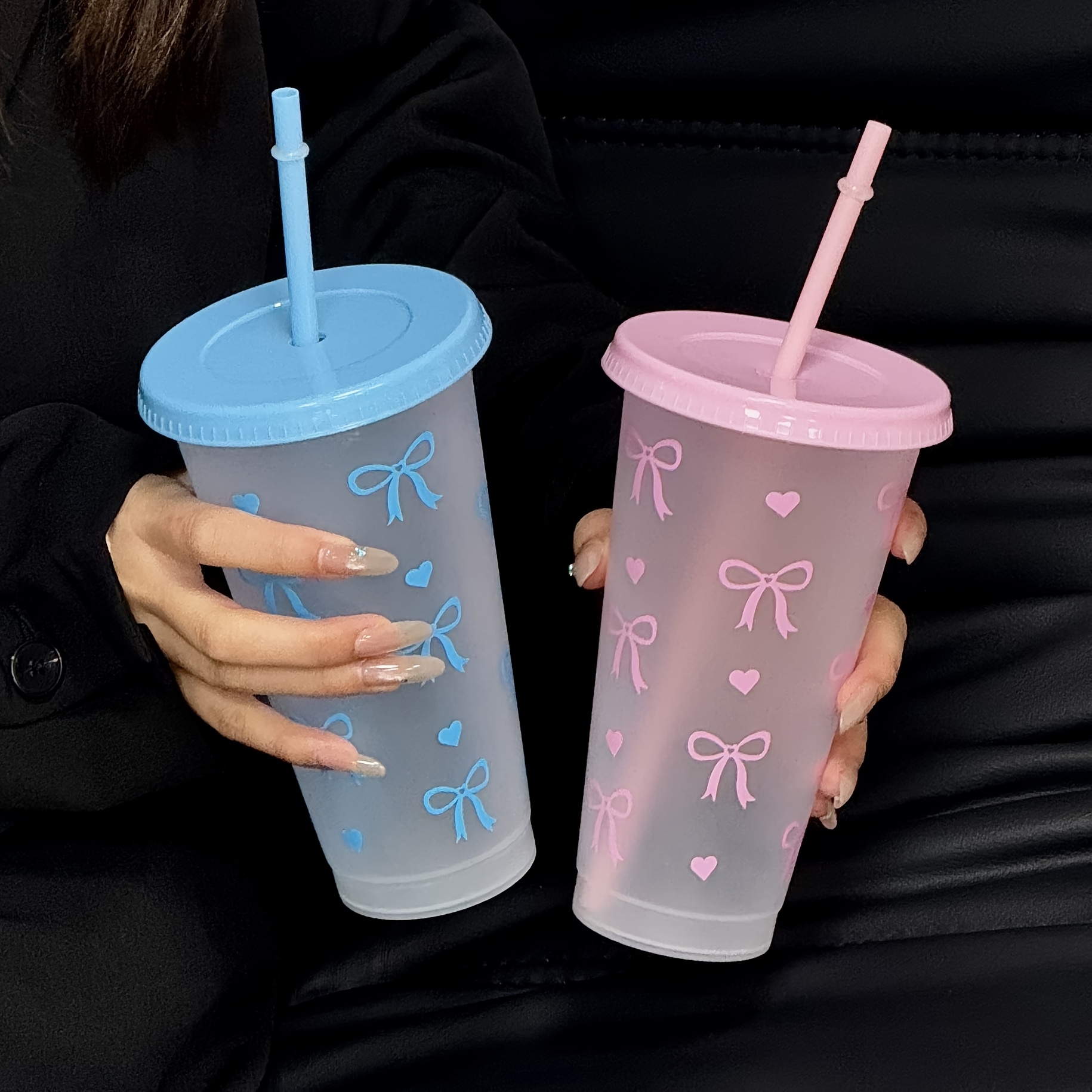 2/20pcs 24oz Reusable Party Cu - Training Cup Straw ulasan dan harga