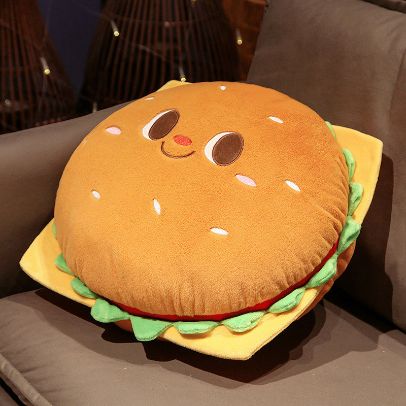 Fried Chicken Burger Plush Toy - Baby Food With Chicken ulasan dan harga