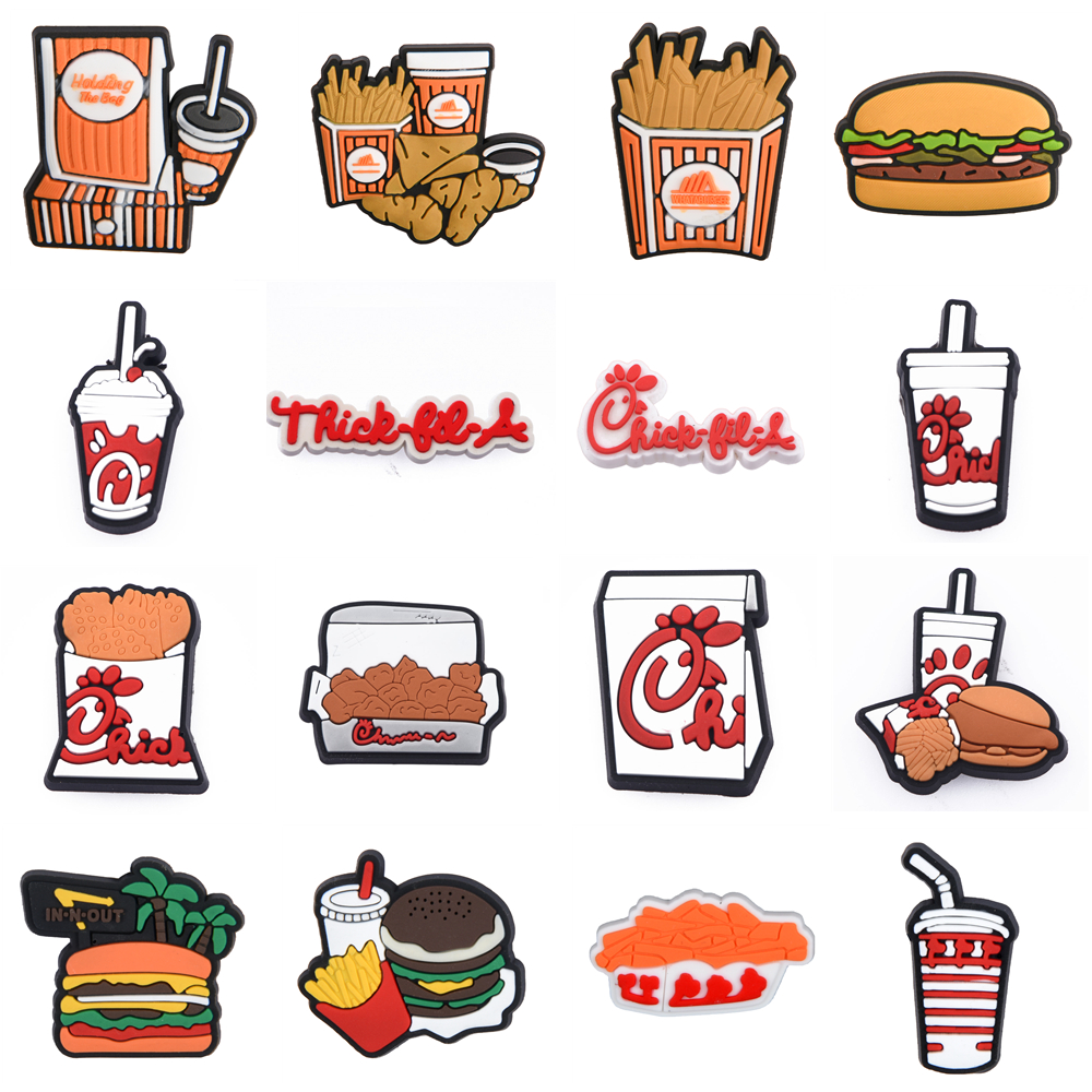 1 Pcs Fast Food Shoe Charms Bu - Baby Food With Chicken ulasan dan harga