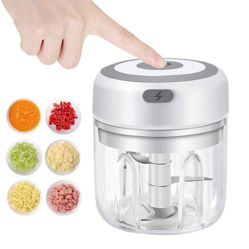 250ML Electric Garlic Grinder  - Baby Food Grinder Machine ulasan dan harga
