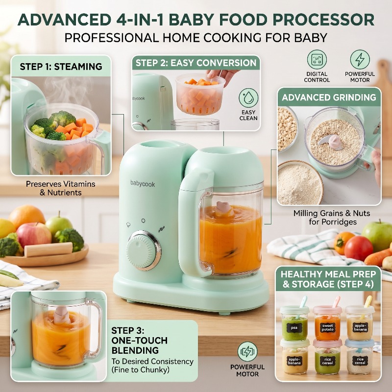 Multi-Function High-precision  - Baby Food Grinder Machine ulasan dan harga