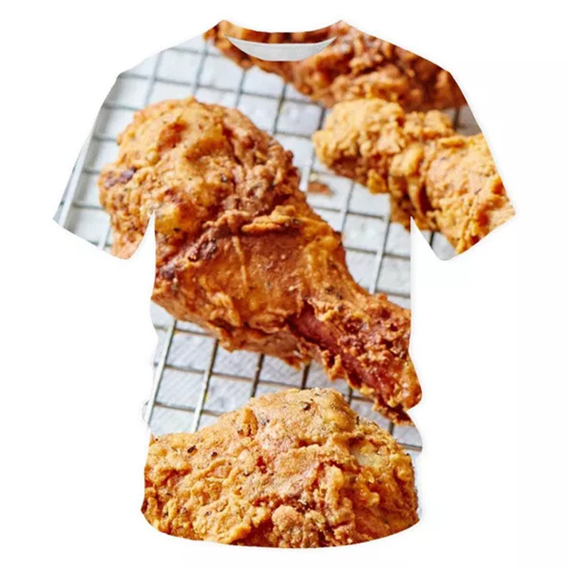 Fried Chicken Pasta Graphic T- - Baby Food With Chicken ulasan dan harga