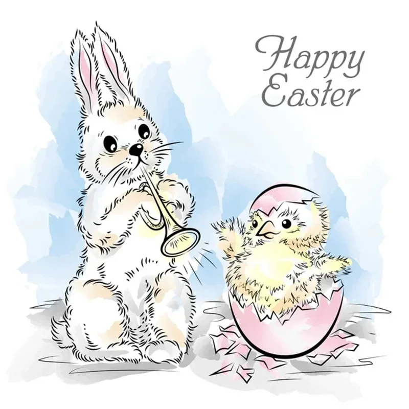 Easter Birthday Clear Stamps B - Baby Food With Chicken ulasan dan harga