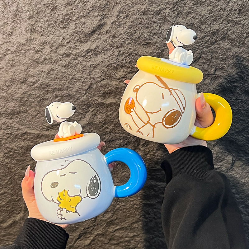 2026 New Kawaii Snoopy Ceramic - Training Cup Straw ulasan dan harga
