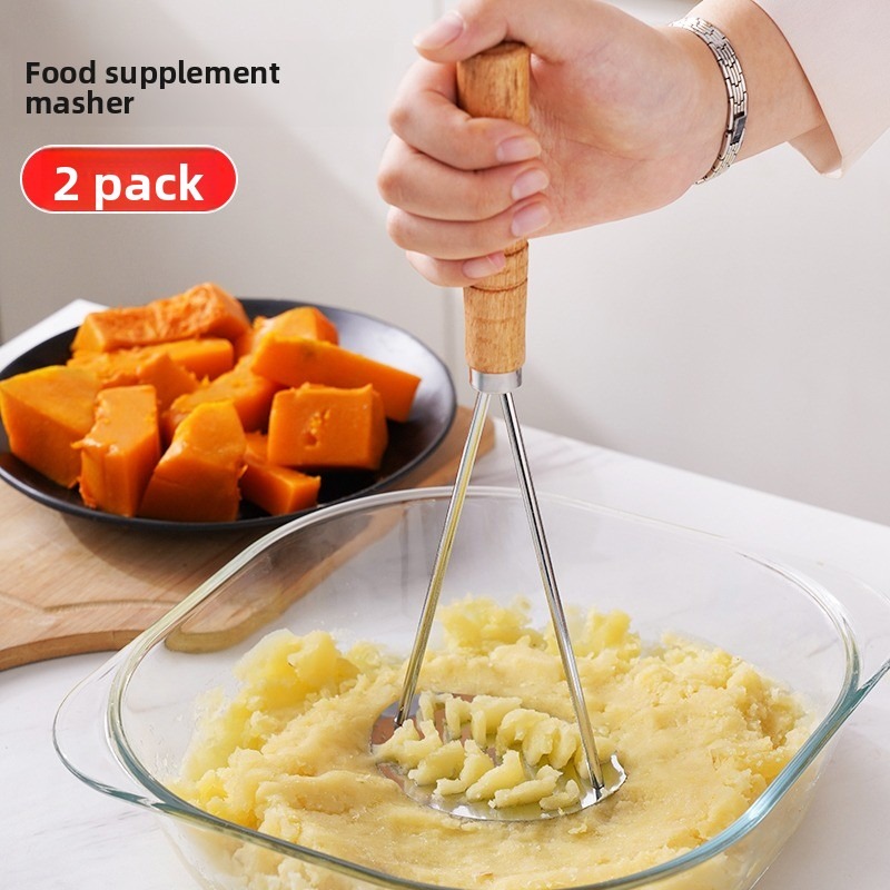Stainless Steel Potato Masher, - Baby Food Healthy ulasan dan harga