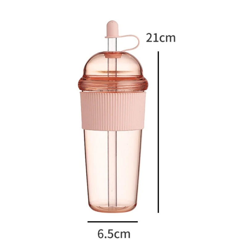 630ML Straw Cup with Lid and S - Training Cup Straw ulasan dan harga